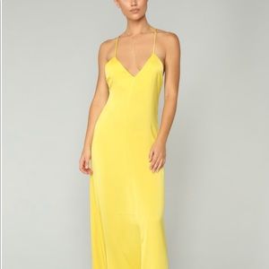 Sunshine Yellow Maxi Dress